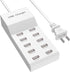 QIONMAR USB Wall Charger USB Charging Station for Multiple Devices USB Charger 10-Ports Power Hub Strip Smart Plug Charging Dock Charge Block Comp...