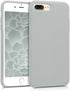 kwmobile Case Compatible with Apple iPhone 7 Plus/iPhone 8 Plus Case - TPU Silicone Phone Cover with Soft Finish - Light Grey Matte...
