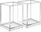 MaxGear Pen Holder 2 Pack Clear Acrylic Pencil Holder for Desk, Pen Cups for Desk Supplies Holders, Acrylic Cup Holder for Toothbrush, Straw, Make...