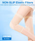 1 Pair Knee Compression Sleeves for Women & Men, Lightweight Thin Knee Sleeves for Knee Pain Relief, Knee Warmers Knee Brace Undersleeve Dancer Kn...