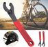 2Pcs Bicycle Center Shaft Removal Tool Eight Character Wrench Mountain Bike Fixed Gear Bottom Bracket Tool Flywheel Locking Ring Character Wrench ...