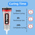 B7000 Glue, Clear with Precision Tip, 2 x 50ml, Silicone, Liquid, Waterproof, for Crafts, Jewelry, Rhinestones, Metal, Stone, Fabric, Glass, Wood...
