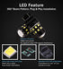 4-Pack Super Bright 3157 3156 3057 3056 3157K LED Bulbs 6000K Xenon White 24-SMD LED Chipsets with Projector for Backup Reverse Lights, Parking Li...