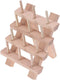 Abaodam 12 Thread Holder Hair braiding Rack Spool Wooden Braid Divider Stand Separator- Spool Folding Beech Reel Bobbin Thread Organizer Frame Rac...