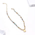 POMINA Real Amazonite Natural Gemstone Beaded Choker Necklace Semi Precious Stone Choker for Women Teen...