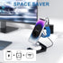 3 in 1 Wireless Charger Stand Aluminum Alloy Mag - Safe Wireless Charging Station Compatible with iPhone 15/14/13/12 Series iWatch AirPods Multipl...