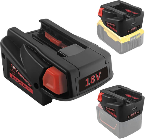 M18 to V18 Adapter for Milwaukee 18V V18 NI-CD Tool,for Dewalt 20V 60V MAX XR and for Milwaukee 18V M18 Lithium Battery Convert to Work for Milwau...