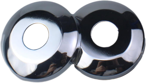 FDXGYH 6pcs Stainless Steel Arc Surface Flange Cover 1/2 inch Escutcheon Plate/Pipe Wall Cover Urinal Water Purifier Decorative Cover...
