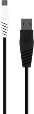 Skullcandy Line Micro USB Cable / Charge your Android Phone, Speaker, Headphones and more / USB to Micro USB Cable - 4ft Black/White...