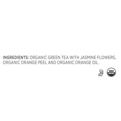 Tea Forte Orange Jasmine Premium Organic Loose Leaf Caffeinated Green Tea Blend Canister, Makes 35-50 Cups...