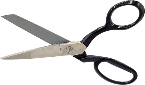 Ultima 7 Inch Bent Handle General Purpose Scissors – Drop Forged Carbon Steel Trimmer Sheers, Chrome Plated with Black Bent Handles, Made in Italy...