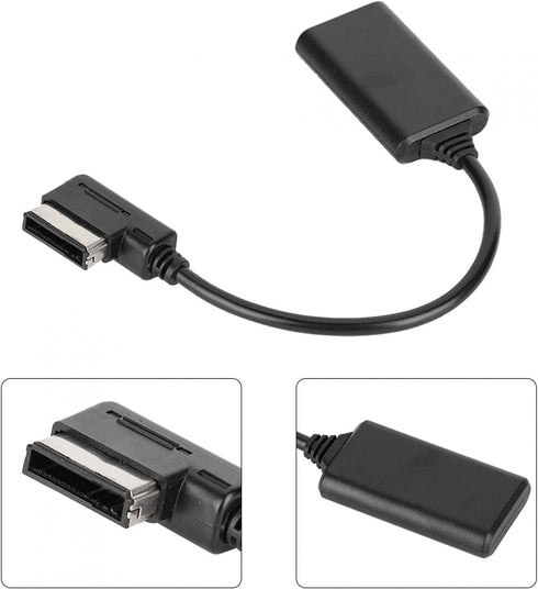 Bluetooth5.0 AUX Music Interface Adapter Audio Cable Fits for Q5 A5 A7 R7 S5 Q7 A6L A8L A4L for AMI MDI MMI After 2010 Years......