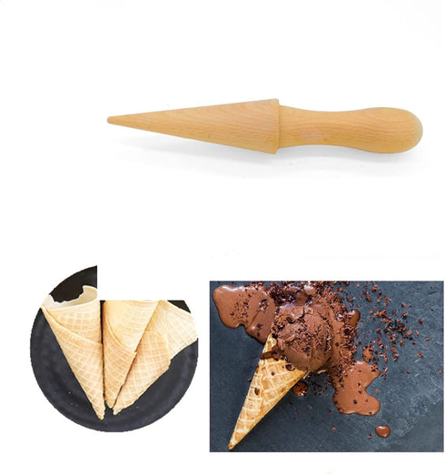 Cone Roller, Waffle Cone Shaper Pizzelle Roller, Pizzelle Cone Roller, Ice Cream Cone Mold for Dessert Cooking Decorating Baking Accessories...
