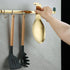 Matte Gold Spoon Rest, Stainless Steel Spoon Holder for Stove Top, kitchen utensils Holder for Ladles, Tongs, Spatula, Stove Spoon Holder, Pot Lid...