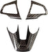 3PCS Carbon Fiber Folor Steering Wheel Cover for Ford Focus Escape EcoSport Kuga Not for RS ST...