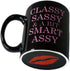 Funny Guy Mugs Classy Sassy and A Bit Smart Assy Ceramic Coffee Mug - 11oz - Ideal Funny Coffee Mug for Women and Men - Hilarious Novelty Coffee C...