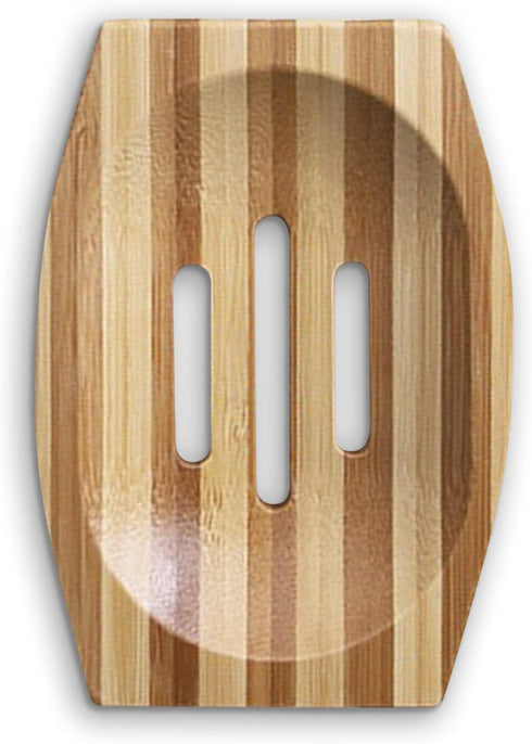 Naturals Bamboo Soap Dish for Shower, Natural and Eco-Friendly Soap Holder Tray for Shower Wall - Wooden Self Draining Soap Dish for Bathroom, Kit...