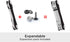KeySmart Classic - Compact Key Holder and Keychain Organizer (up to 14 Keys) (Black)...