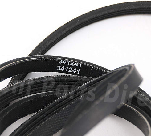 341241 Dryer Drum Belt Replacement for Whirlpool Kenmore dryer, Replaces 26000341241 26000349533 31001026