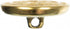 Mibo Buttons & Accessories Mibo 10pc Gold Metal Shank Button 36L(22mm) with Fleur De Lis Design Pattern - Gold, Antique Gold L, 7/8 Inch( 22mm) / ...