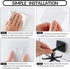 Aosome Under Cabinet Utensil Holder Hanger Hook for Kitchen and Bathroom 2 Pack Black & White...