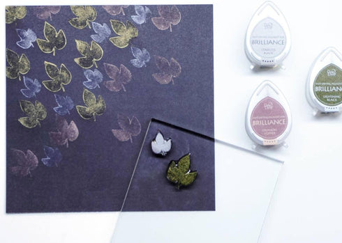 Tsukineko "Earth Tone Brilliance Inkpad Set...