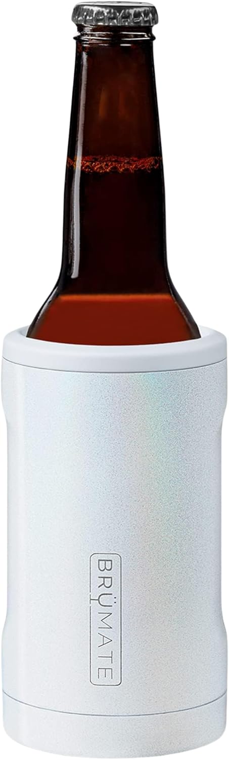BrueMate Hopsulator Bott'l Insulated Bottle Cooler for Standard 12oz Glass Bottles | Glass Bottle Insulated Stainless Steel Drink Holder for Beer ...