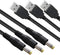 SIOCEN 3 Packs 4FT USB 2.0 A Male to DC 4.0mm x 1.7mm 5 Volt DC Barrel Jack Power Cable,DC 5V Power Plug Connector Charger Cord for Sony PSP 3000 ...