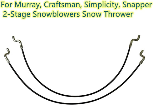 1501122MA Front Drive Lower Cable for Craftsman Murray 1501122 313449MA MT1501122MA Snowblowers (2 Pack)...