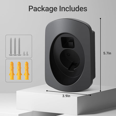 Tera EV Charger Holder for SAE J1772 Charger Electric Car Wall Mount Connector Charging Cable Holder Organizer All Weather Electric Vehicle Chargi...