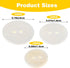 30 Pcs Mother of Pearl Buttons 15mm/18mm/20mm White Genuine Mother of Pearl Buttons Set 2 Holes Bulk Natural Mop Pearl Shell Buttons for Shirt Swe...