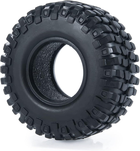 MOHERO 1.0 Crawler Tires Soft Rubber Wheel Tires 4PCS for 1/24 Axial SCX24 90081 AXI00001 AXI00002 AXI00005 AXI00006 RC Crawler Car (54mm)...