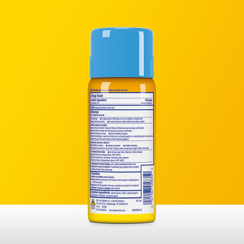 Aspercreme Max Strength Lidocaine Pain Relief Dry Spray 4 oz. Odor Free...