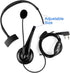 Retevis Overhead Walkie Talkie Headset with Boom Mic, 2 Pin, for RT22 RT68 RT21 H-777 RT27 RT86 RB26 RB68, Compatible with BAOFENG UV-5R BF-F8HP p...