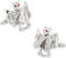 Bat Halloween Vampire Pair Cufflinks in a Presentation Gift Box & Polishing Cloth...