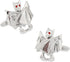 Bat Halloween Vampire Pair Cufflinks in a Presentation Gift Box & Polishing Cloth...