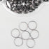 Chenkou Craft 1310pcs in Box 7 Sizes Split Double Loops Jump Rings & Ring Jewelry Keychain Making from 4mm to 12mm with 1pc Clear Box (Gun-Black, ...