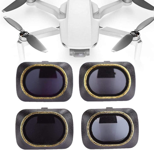 Lens Filter Kit, Optical Glass ND4/8/16/32 Lens Filter Set Sturdy Neutral Density Lens Filter Accessory for Mavic Mini......