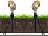 Landscape Lighting Ground Spikes Stakes Replacement,1/2" NPT Thread for Landscape Path Lighting Landscape Spotlights Outdoor Lighting Stakes Black...
