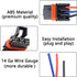 Pulse Plug Connector Pulse Bar Connectors Compatible with Polaris 2018 2019 2020 2021 Ranger XP 1000 RZR RS1 Pro General 1000 14 Ga Wire Accessory...