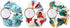 Avaner Women's Floral Wrist Watches: Scrunchies Band Elastic Printed Strap Stretch Watches for Women Ladies...