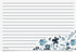 Jot & Mark Floral Recipe Cards 4x6 | Double Sided Thick Cardstock, 50 Count (Indigo Floral)...