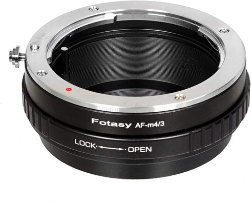 Fotasy Manual A mount Lens to M43 MFT Adapter, Compatible with Sony A Minolta AF lense, Compatible with Panasonic G9 GH5 II GM5 GX9 GX850 G90 G91 ...