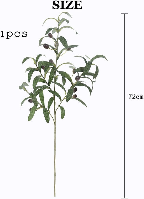 Artificial Olive Branch Stems 5pcs 28 Inch...