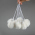10-Pack Cat Tree Tower Accessories Replacement Attachment Ball Toy, Replaceable Cat Dangling Toy with Bell (Cream-White)...