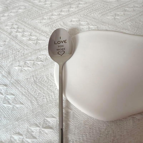 I Love You More Spoon Gifts for Him Her Anniversary Christmas Gift for Boyfriend Girlfriend Romantic Valentine's Day Gifts for Wife Husband Couple...