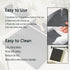 Black Coffee Bar Mat Dish Drying Mat for Kitchen Counter, 15.7"x19.7" Diatomite Super Absorbent Hide Stain Coffee Mat with Non-slip Rubber Backed,...