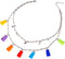 N/Q Layered Punk Gothic Resin Gummy Cartoon Bear Link Chain Pendant Necklace Colorful Rock Hip Hop Transparent Animal Choker Necklace for Women Pa...