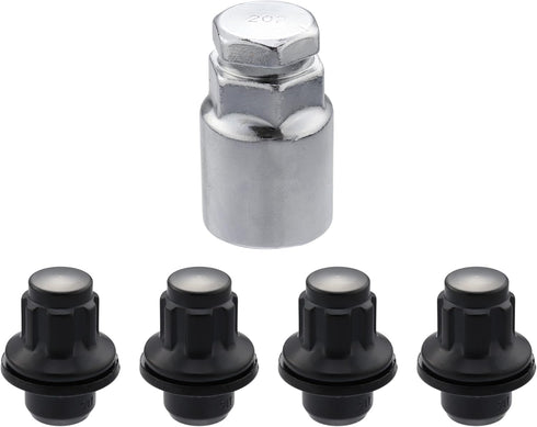 ACROPIX M12x1.5 Car Wheel Lock Lug Nuts Set Anti Theft Lug Nut Screw Fit for Toyota RAV4 - Pack of 5 Black...