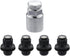 ACROPIX M12x1.5 Car Wheel Lock Lug Nuts Set Anti Theft Lug Nut Screw Fit for Toyota RAV4 - Pack of 5 Black...